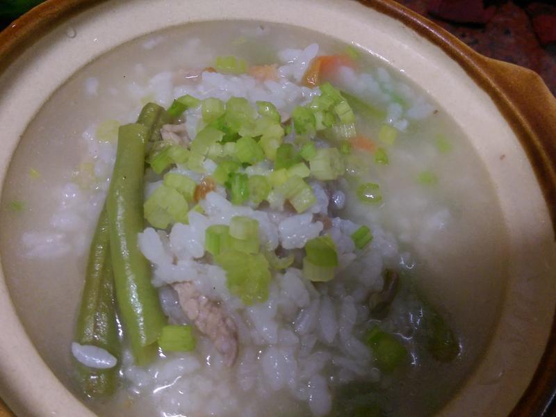 かにの长豆咸粥