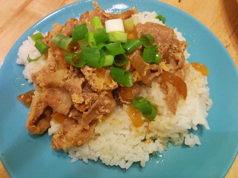 寿喜烧猪肉丼