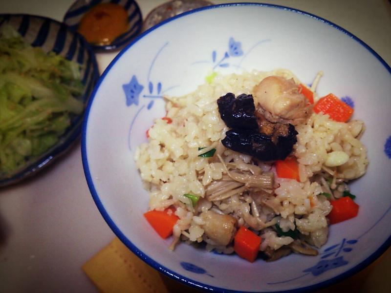 【桔香酱油】桔香菇菇鸡肉炊饭