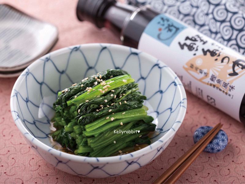 日式凉拌菠菜~淬酿日式下午茶点