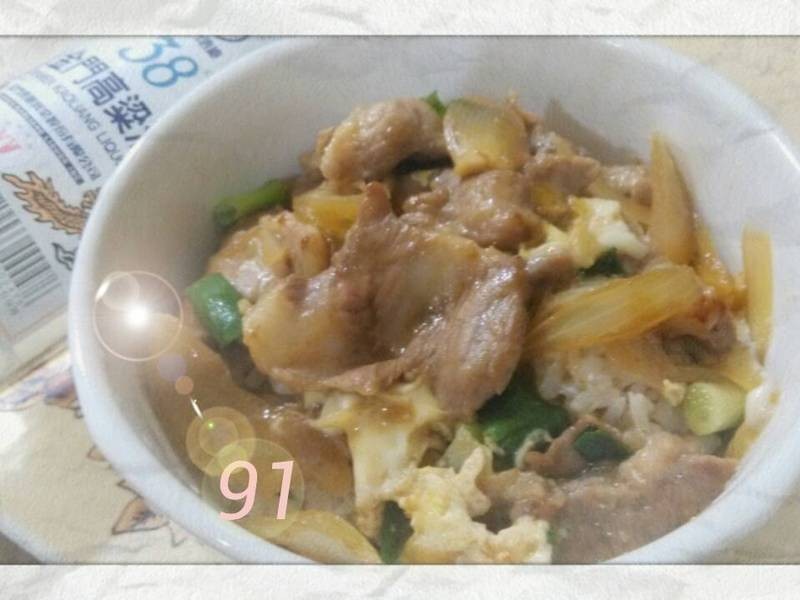 金门高粱飘香料理-猪肉丼饭