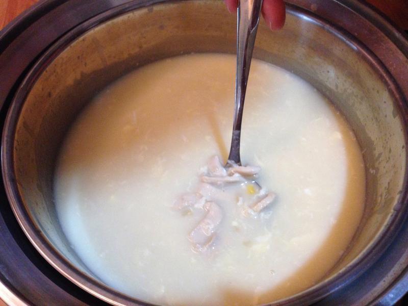 鸡蓉玉米奶油浓汤