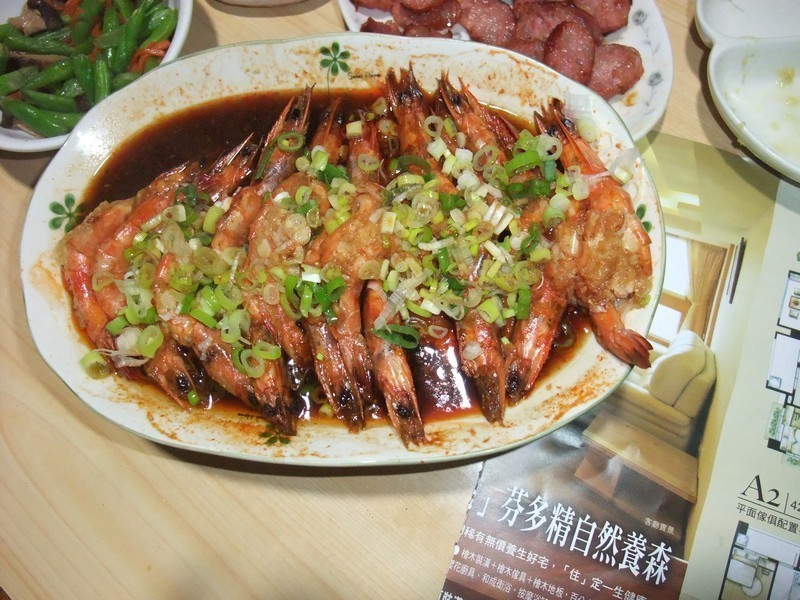 蚝油蒜泥虾