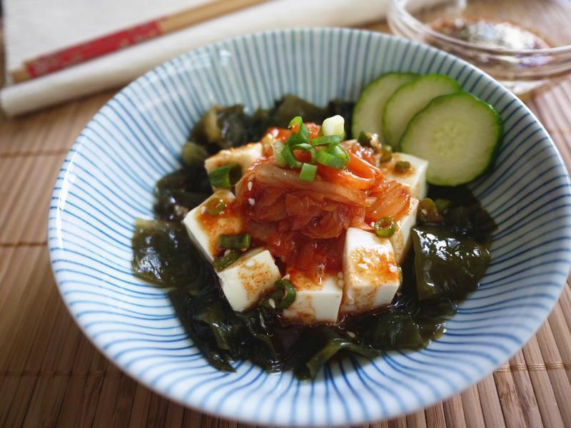 韩式泡菜豆腐沙拉
