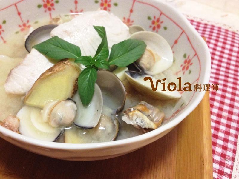 日式味噌海鲡蛤蛎汤