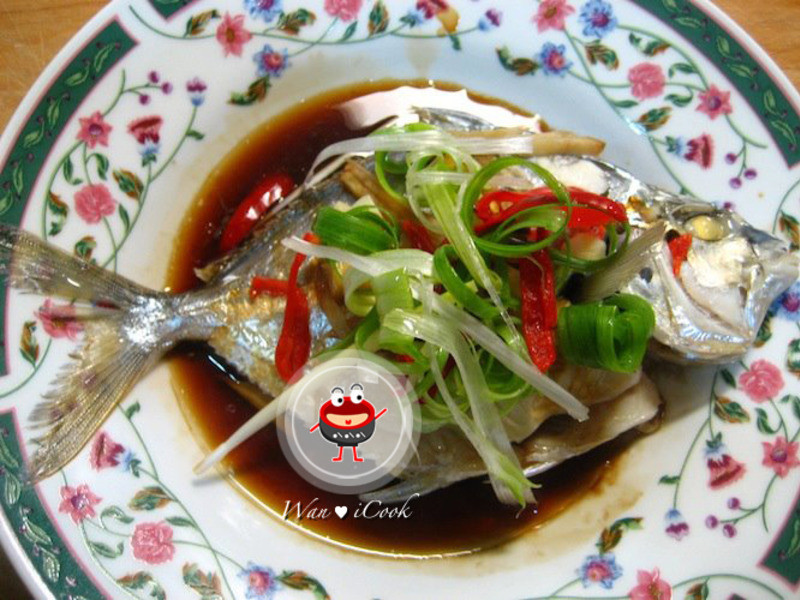 ♡宛の美好”食“光 ✿ 蚝油蒸青鳞鱼（三角鱼）