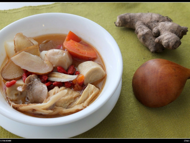 蔬食麻油鸡