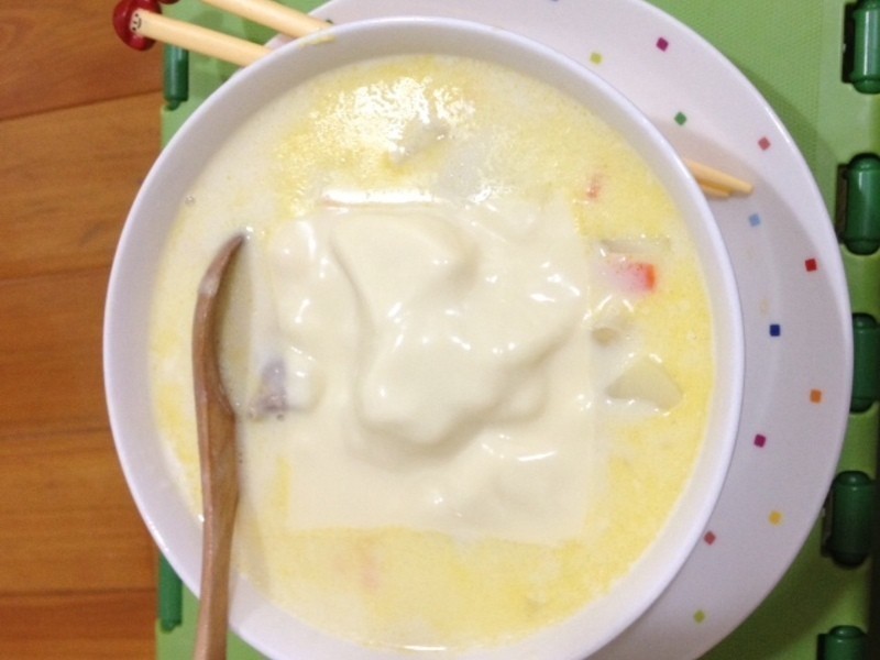 (电锅也可以)奶香鸡肉浓汤炖菜