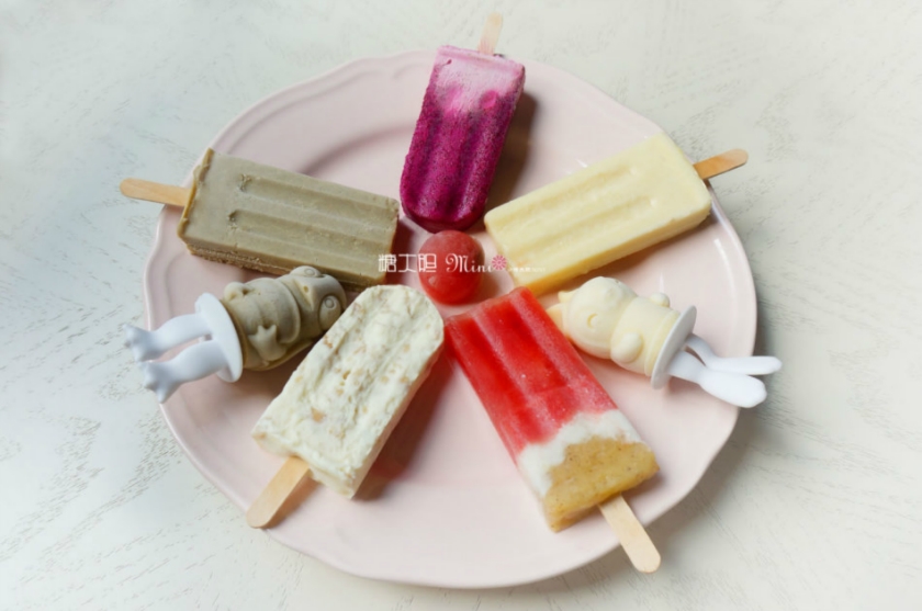 简易高颜值的冰棒（上）——榴莲、花生奶糕、绿豆沙
