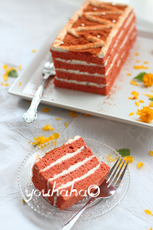 红丝绒千层蛋糕