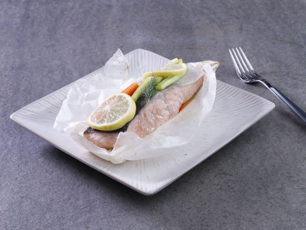法式纸包焗三文鱼