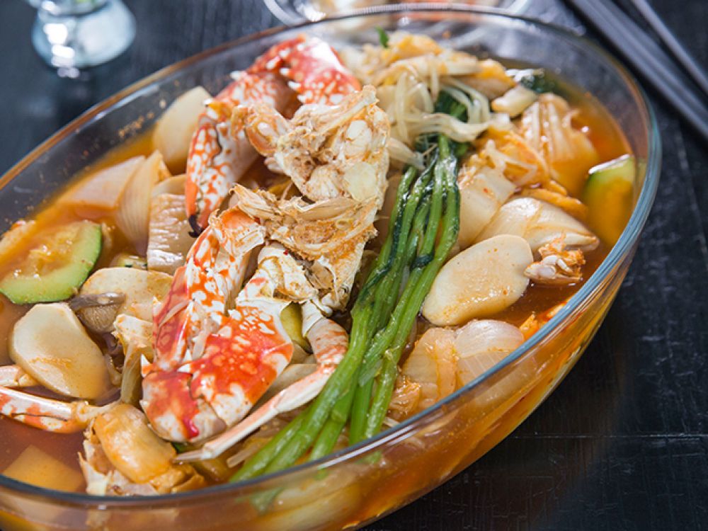韩式花蟹辣汤