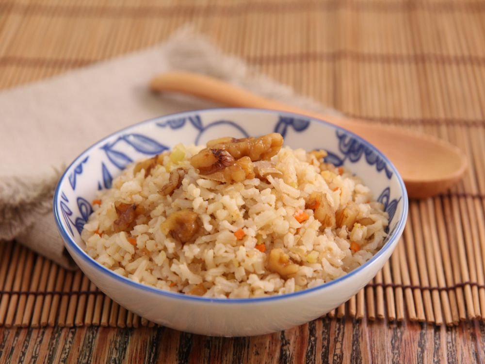 核桃糙米饭