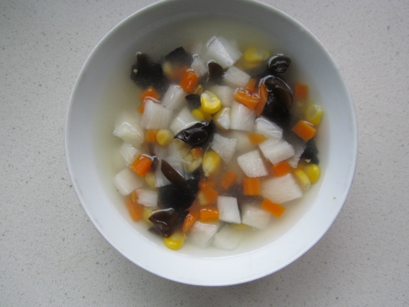 山药玉米胡萝卜汤