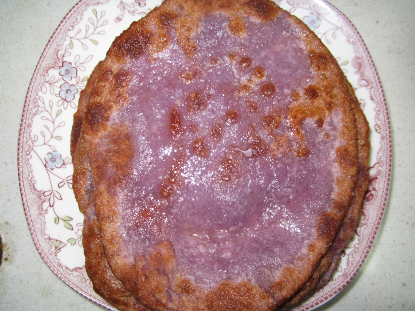 紫甘蓝饼