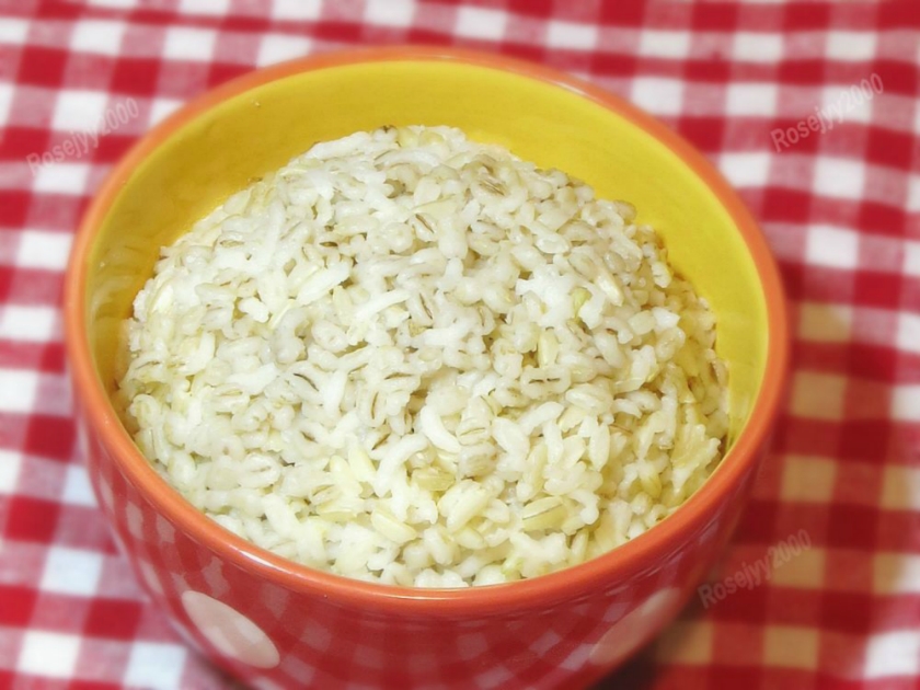 大麦糙米饭