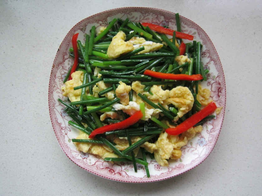 韭菜苔鸡蛋