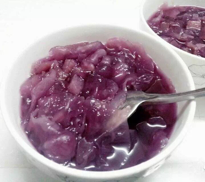 紫薯燕窝粥