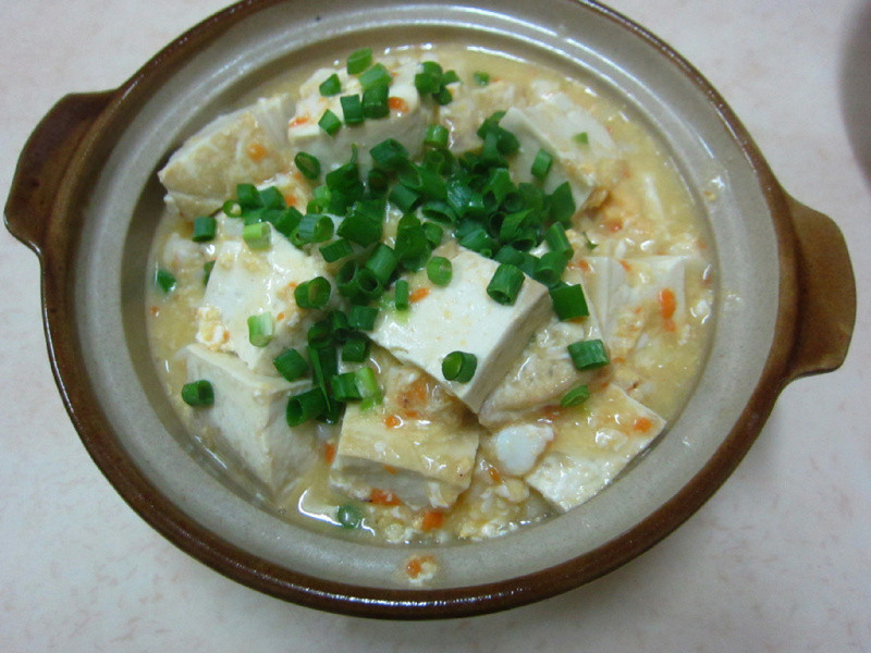 蟹肉豆腐煲