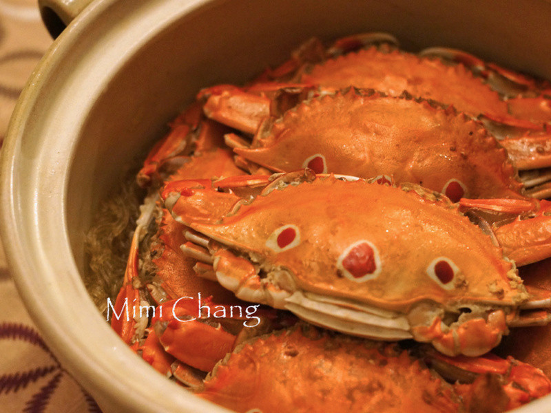 螃蟹粉丝煲(三点蟳)
