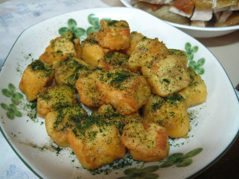 黄金海苔豆腐