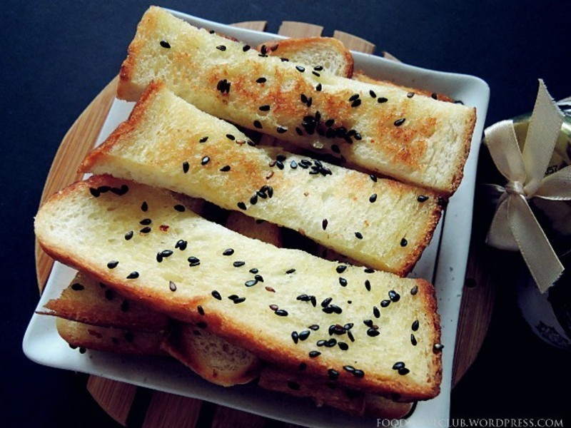 黑芝麻奶油面包条