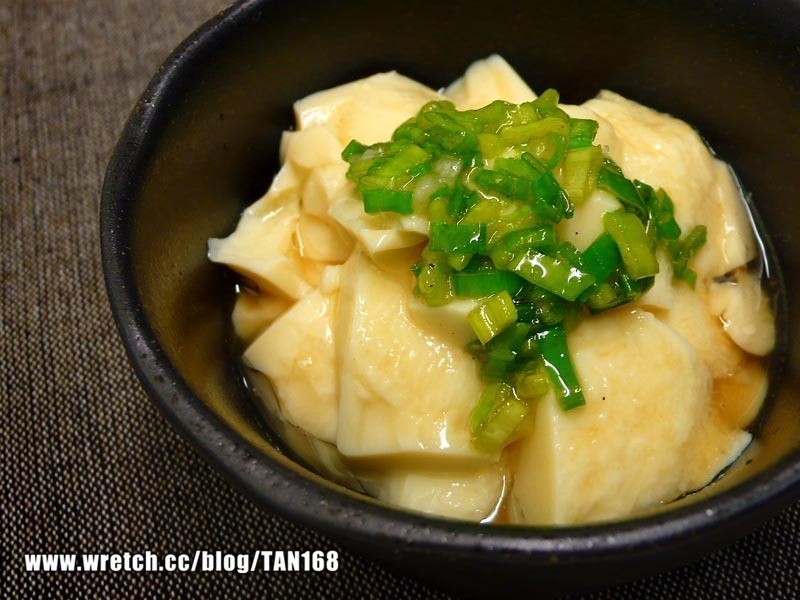 盐葱芙蓉冰豆腐