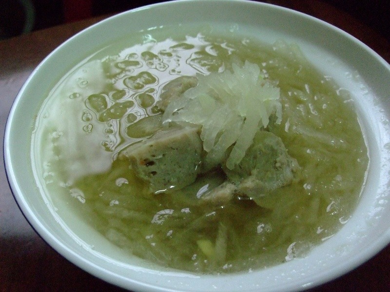 冬瓜蓉香菇丸汤