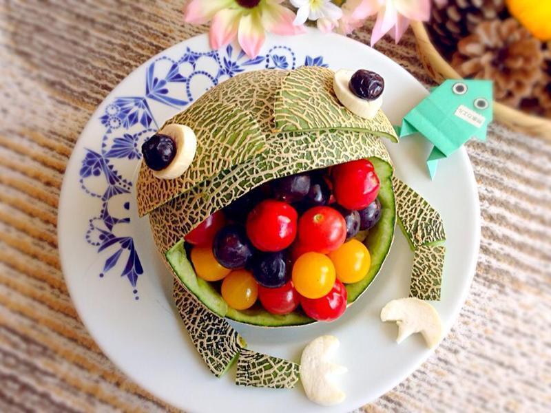 青蛙王子水果盘