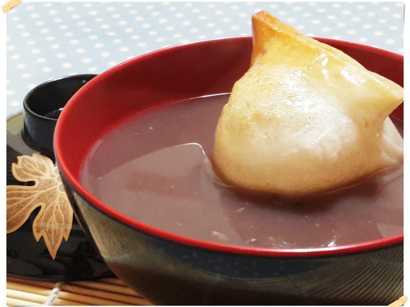 日式烤年糕红豆汤