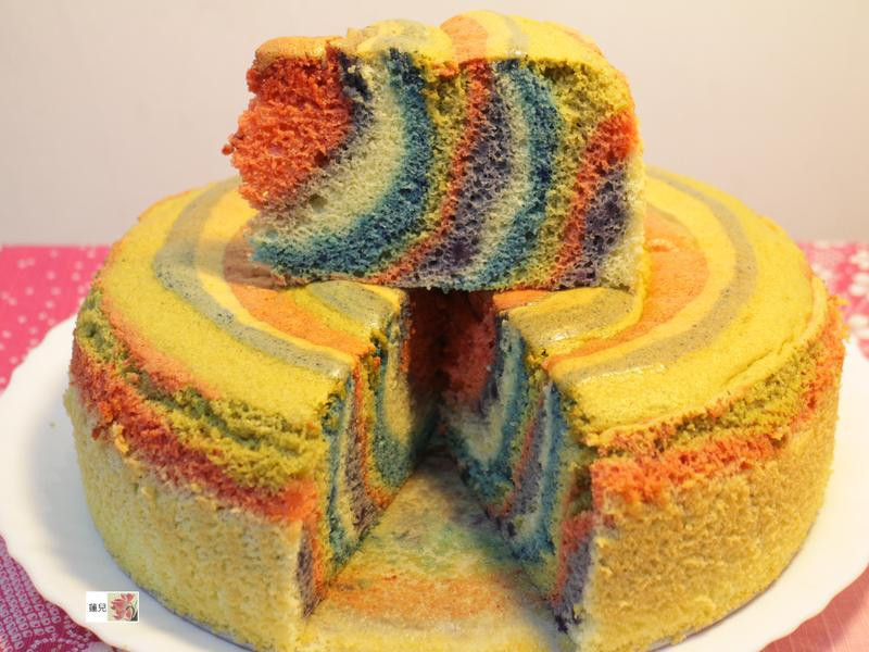 彩虹母亲节蛋糕