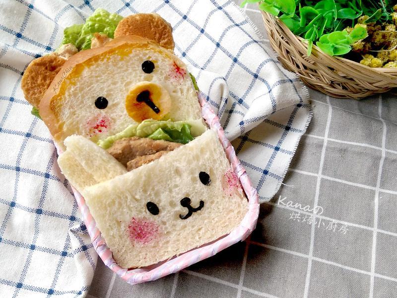 熊熊与兔兔口袋三明治