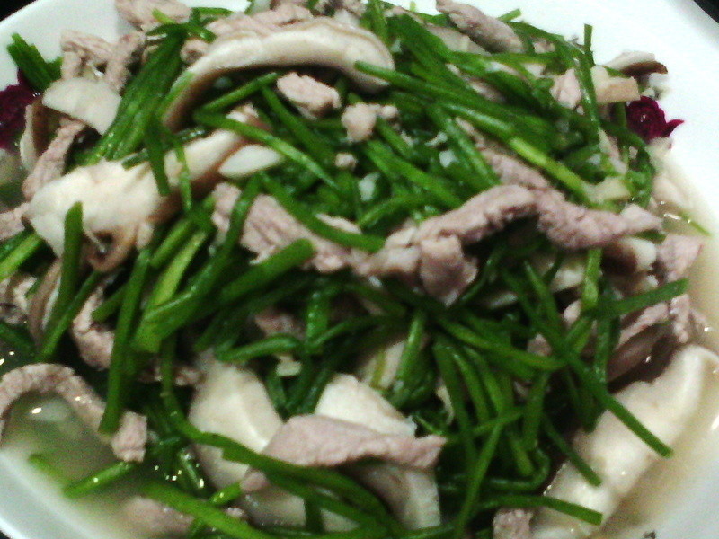 水莲菜炒肉丝
