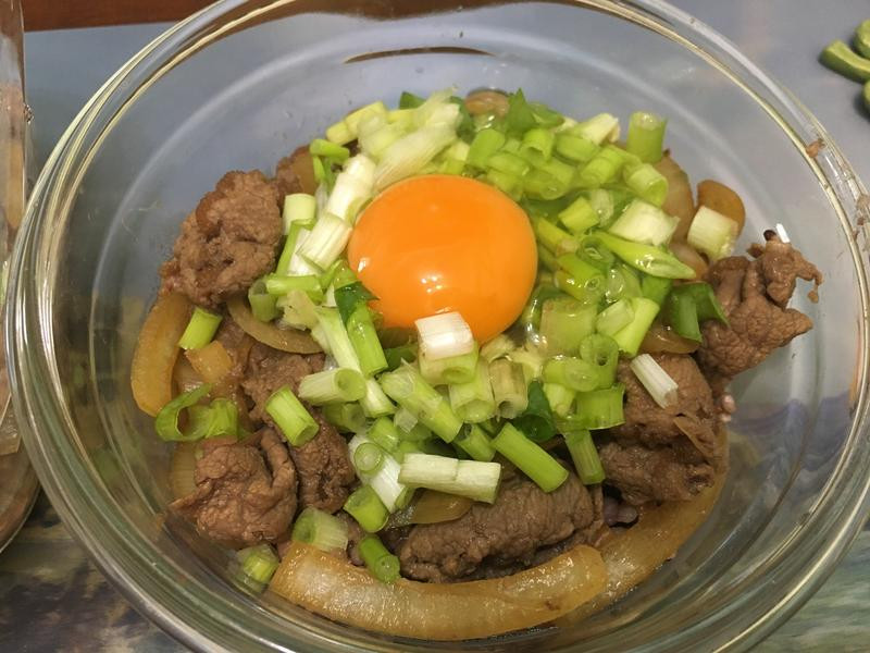 葱香牛丼