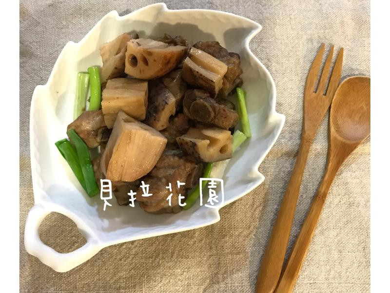 莲藕煨子排