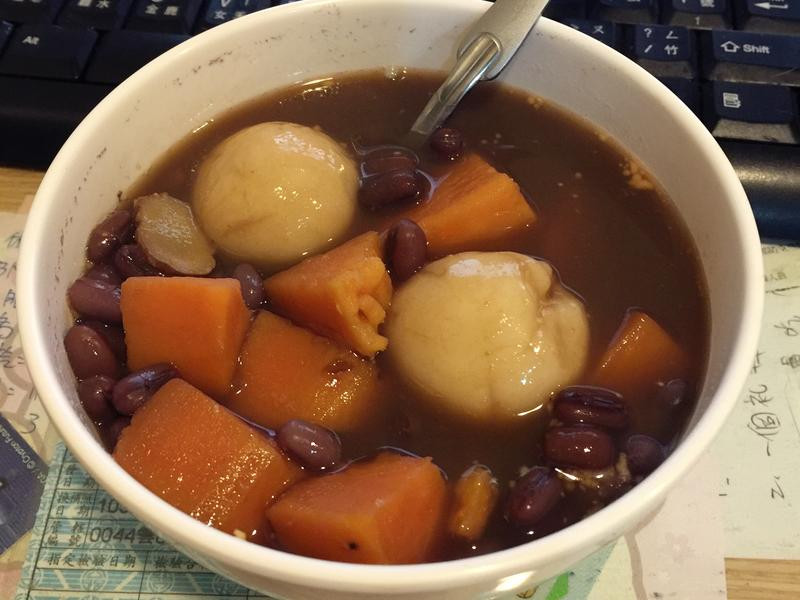 红豆地瓜姜汤