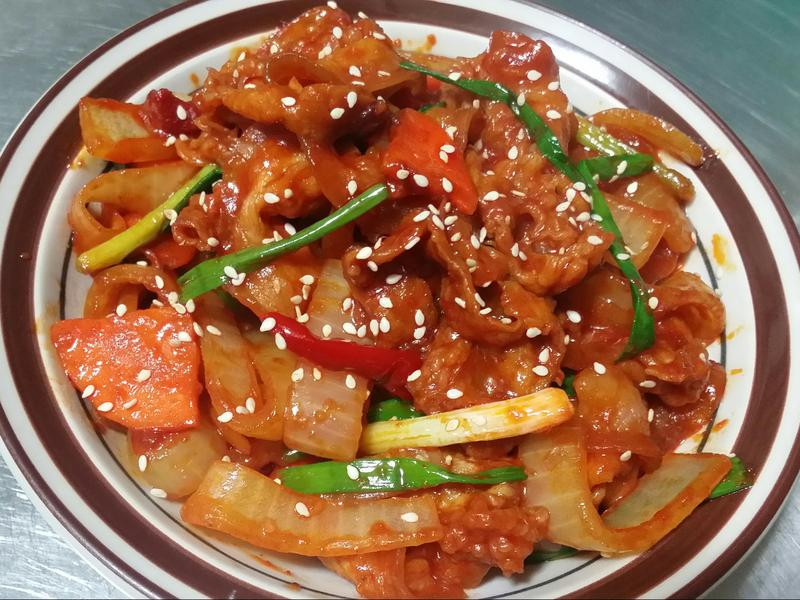 韩式辣炒猪肉