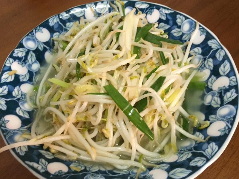 葱炒豆芽菜