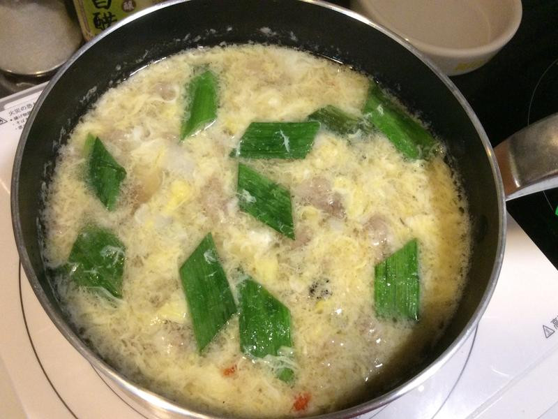 榨菜肉丝蛋花汤