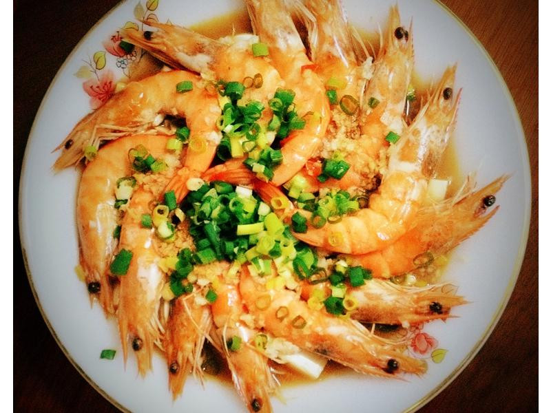 清蒸豆腐虾