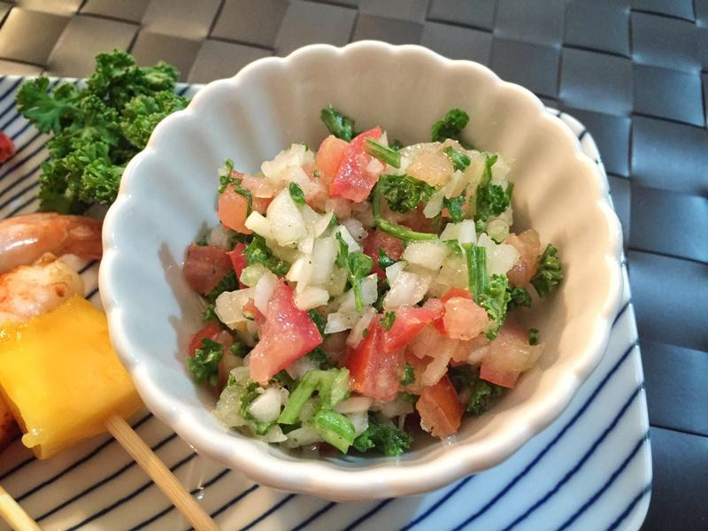 夏日芒果鲜虾串