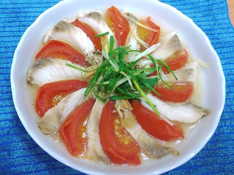 蕃茄鲷鱼片
