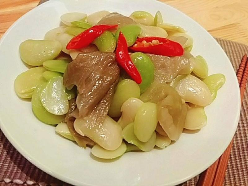 酸菜炒黄帝豆