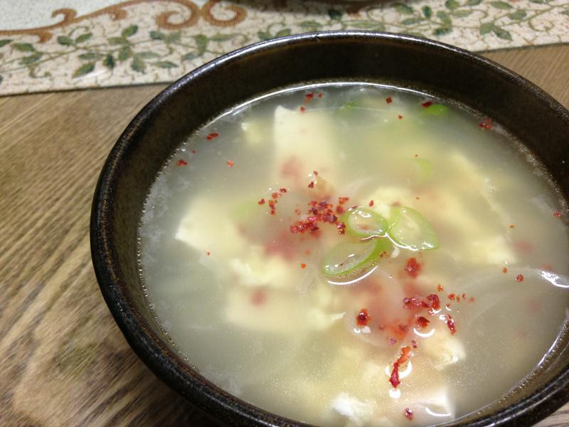 韩式明太鱼干豆腐汤