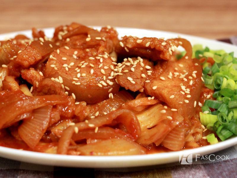 韩式辣酱泡菜猪肉