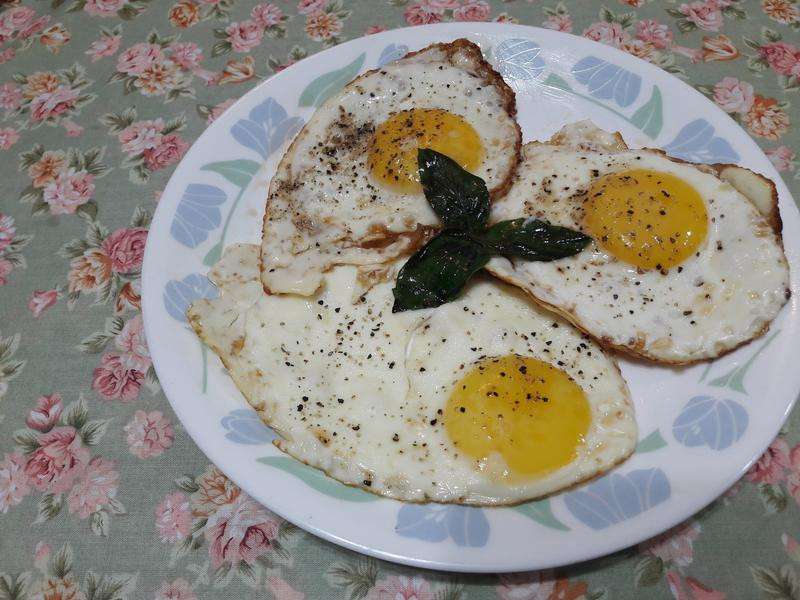 黑麻油太阳蛋