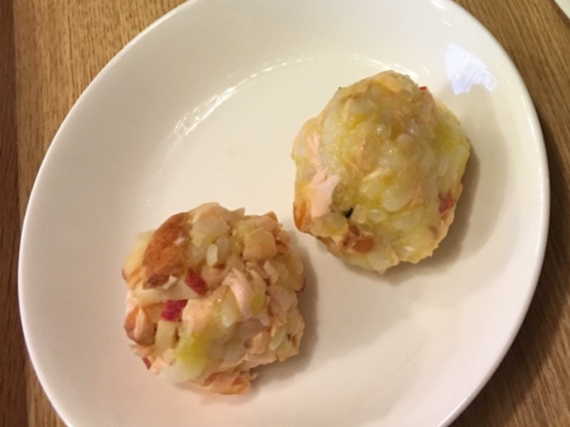 黄金鲑鱼饭团