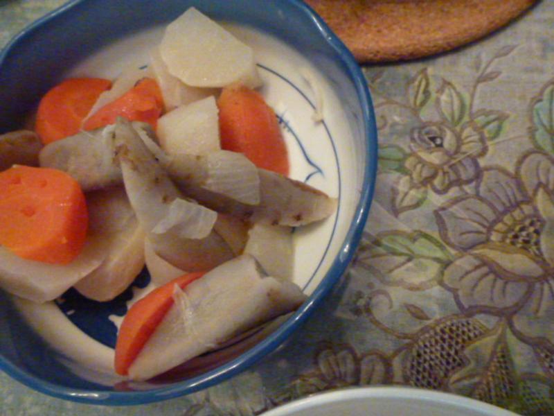 鱼骨蔬菜汤