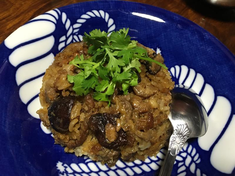 香菇梅花肉油饭