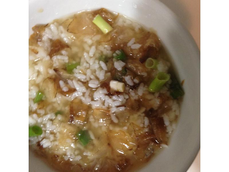 日式酱油柴鱼片汤泡饭